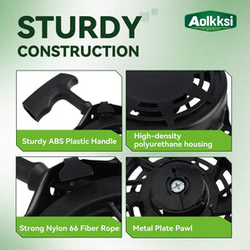 AOLKKSI recoil starter drive cog highlighted for smooth engagement and quick resets.