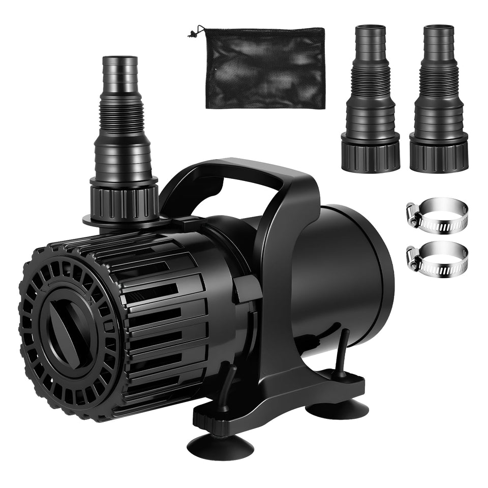 AOLTCUZ adjustable pond pump flow control demonstrates customizable circulation for ponds.