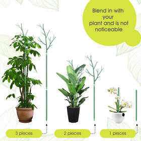 AOM twig stake 39-inch green ready to install without tools
