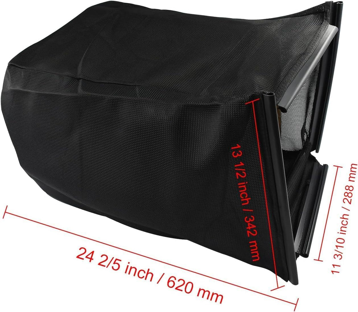 AOMUCH bag side view highlights breathable fabric and easy emptying