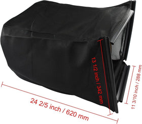 AOMUCH bag side view highlights breathable fabric and easy emptying