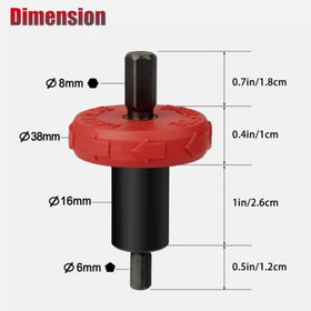 AOMUCH Start Electric Engine Adapter attached to a drill enables easy startup.