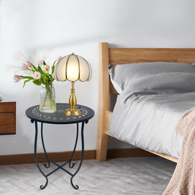Two-pack Aonagi side tables shown together for balanced balcony styling.