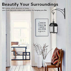 Aonagi windchime and lantern setup on bracket adds ambience