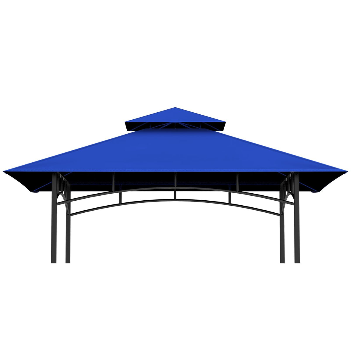 Aonear grill gazebo canopy blue cover for 5x8 model provides sun and rain protection