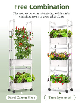 AOONEG 42Pods water-tank 23L enabling longer cultivation cycles.