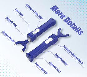 Aooccder retractable prod folded for compact storage.