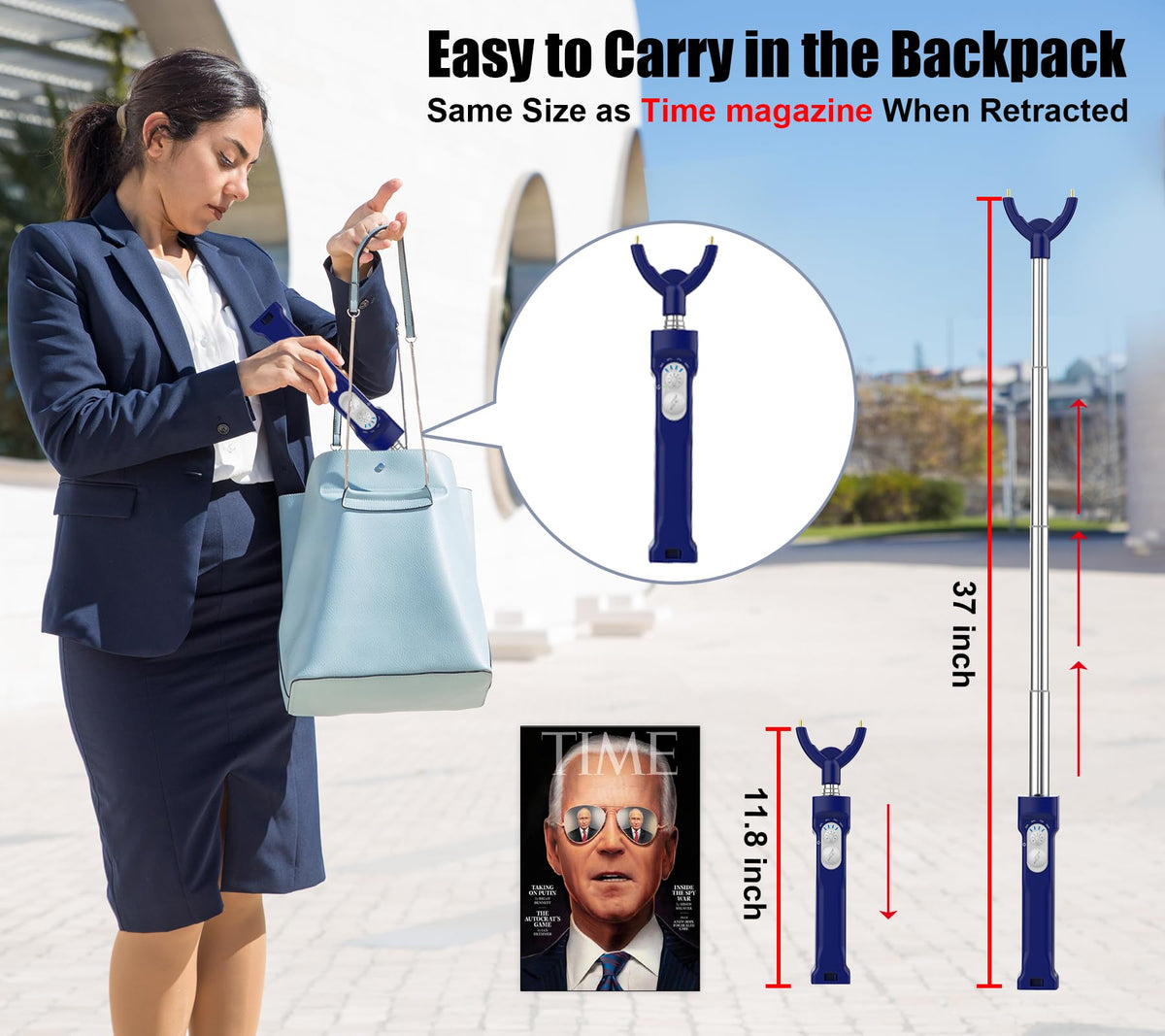 Aooccder cattle prod waterproof cover protecting the push button.