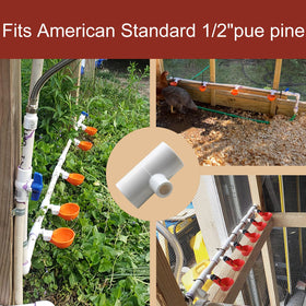 Aopchry ABS tee fittings install easily without drilling for quick setup.