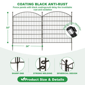 AOPEC heavy-duty stake installation securing the fence