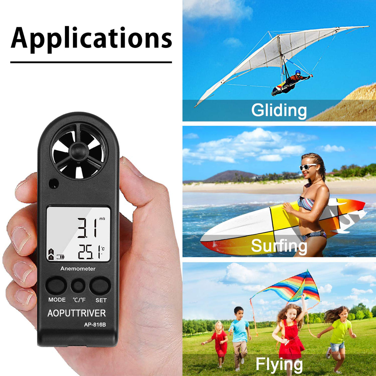 AOPUTTRIVER handheld device with auto power-off and long battery life.