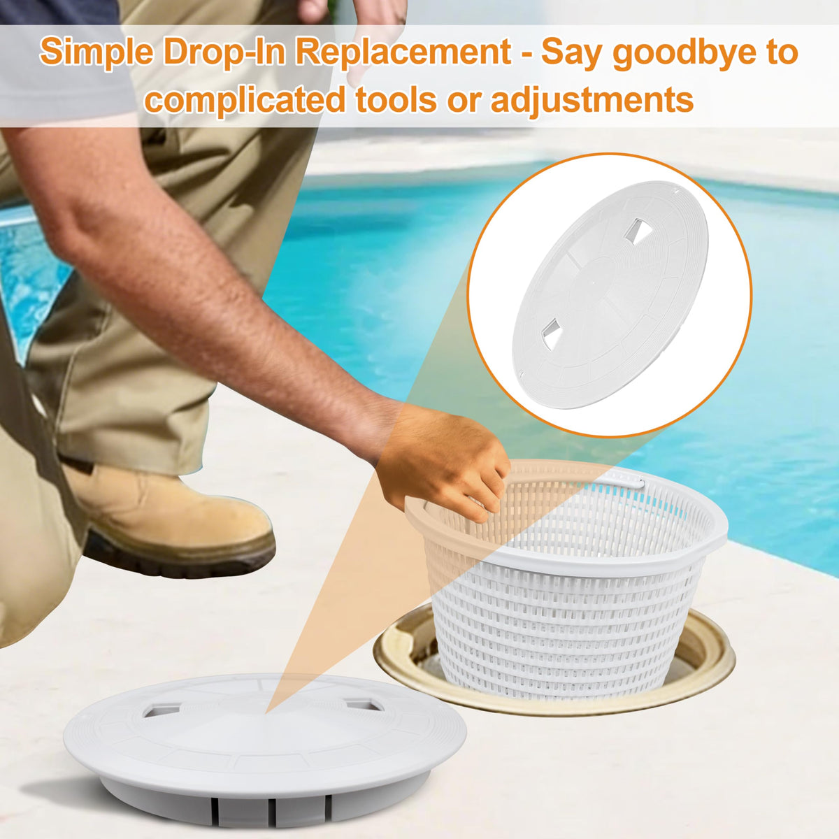 AOQIVIS SPX1070C lid made with UV-stable chemical-resistant plastic