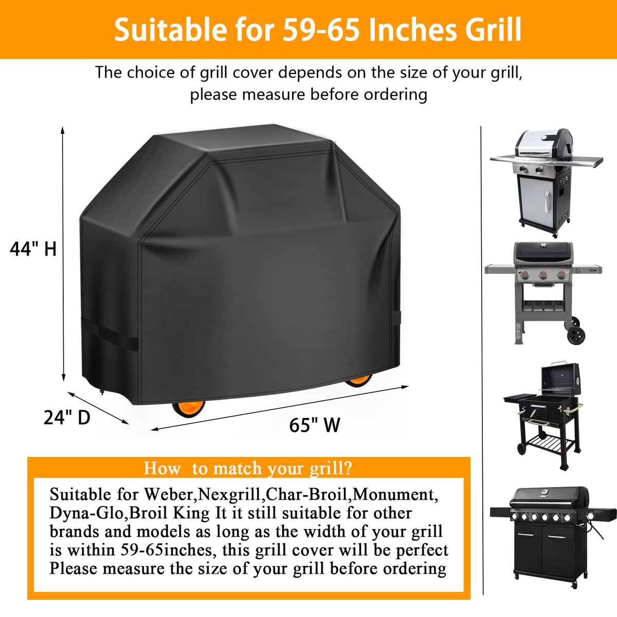 Aoretic waterproof fabric blocks rain and snow for outdoor grilling.