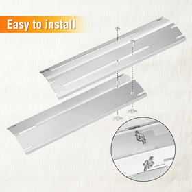 AOREWTGGH durable heat plate shield withstands high heat and resists corrosion.