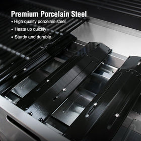 AOREWTGGH durable shield construction withstands high grill temperatures.