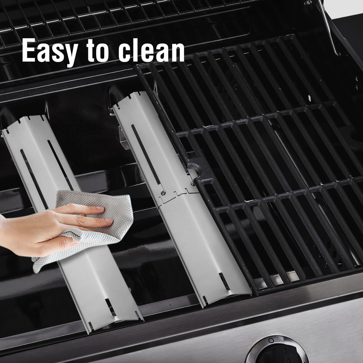 AOREWTGGH easy-installation heat tent saves time during grill maintenance.