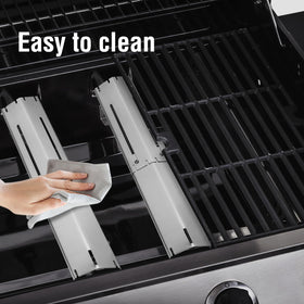 AOREWTGGH easy-installation heat tent saves time during grill maintenance.
