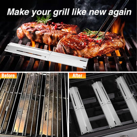 AOREWTGGH even heat dispersion system promotes uniform cooking across grills.