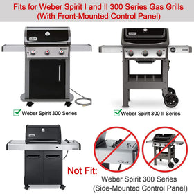 AOREWTGGH front-control flavorizer bars ensure even heat across Spirit II 300.