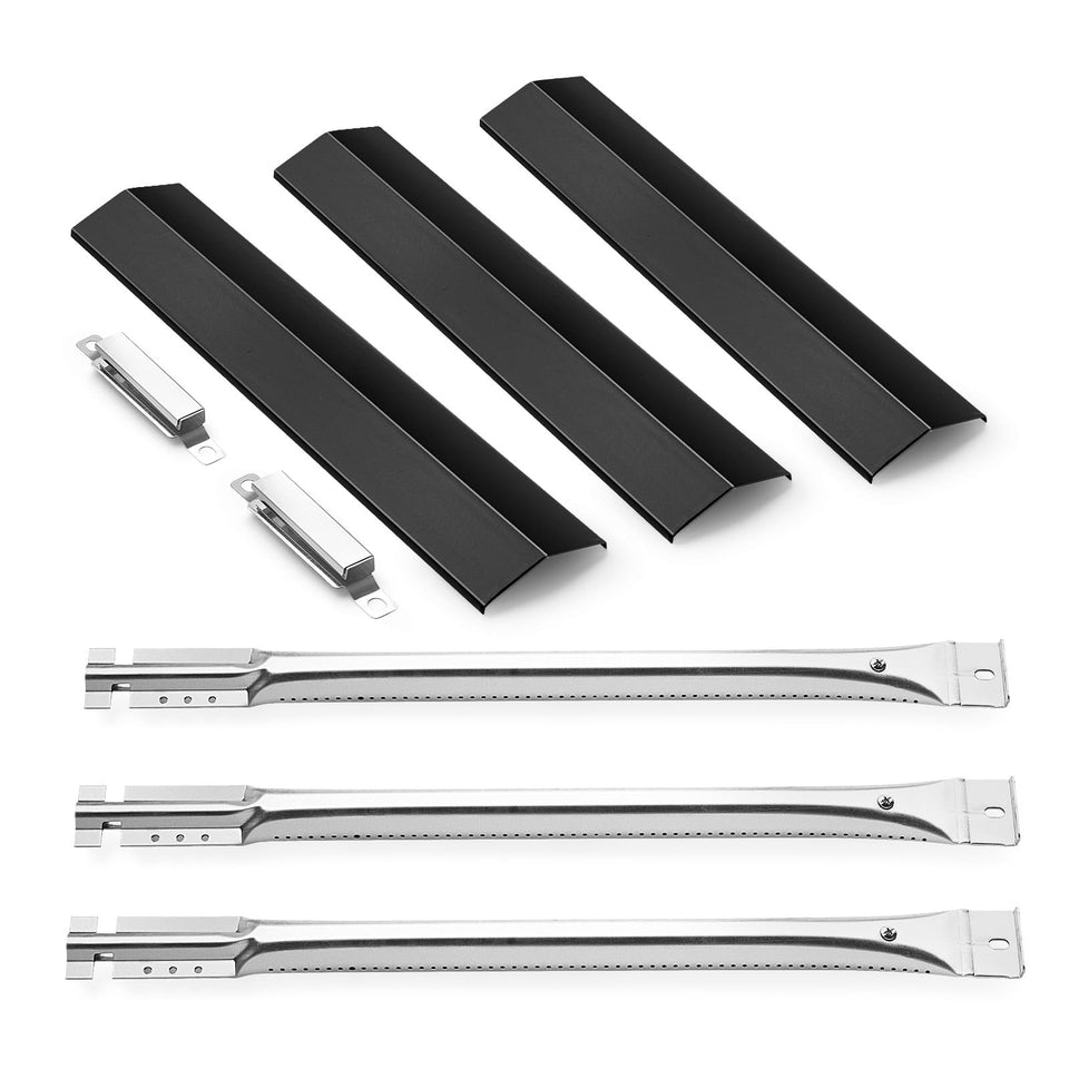 AOREWTGGH longhorn heat shield for three-burner grills improves heat distribution.