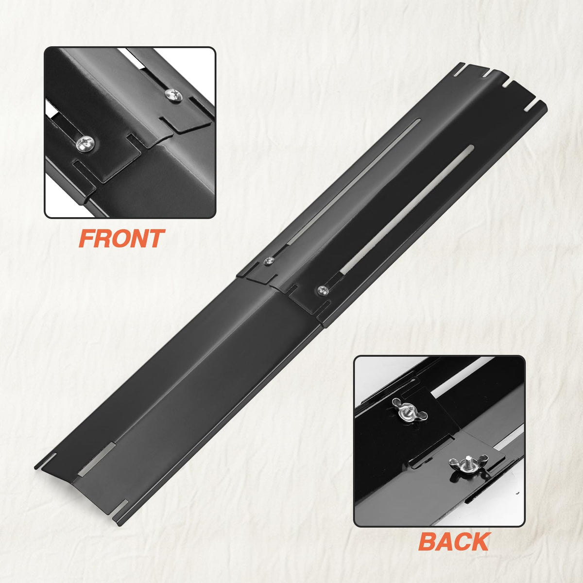 AOREWTGGH non-stick surface helps resist oil buildup and simplify cleaning.