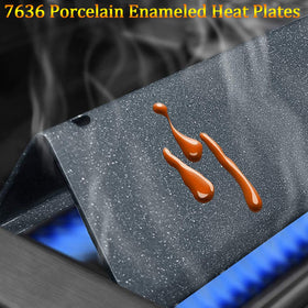AOREWTGGH porcelain-enameled flavorizer bars resist wear for durability.