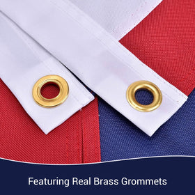 AOTAI flag with brass grommets for easy outdoor hanging.