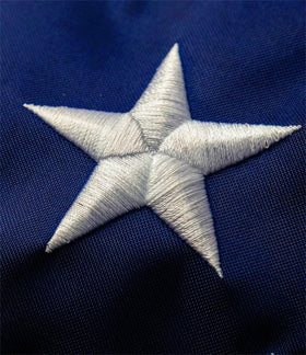 AOTAI flag features sewn stripes for reinforced durability and precise design.