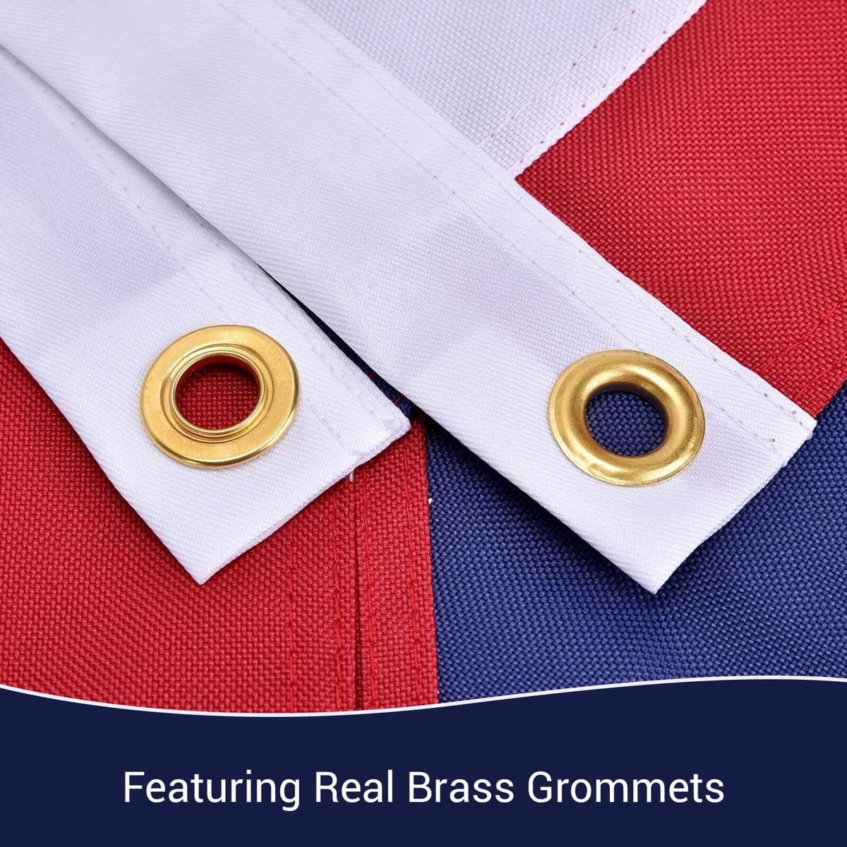 AOTAI American flag sewn stripes offer crisp design and longevity