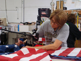 Weatherproof AOTAI flag resists fading and water for year-round use.