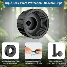 Aothotop fan misting attachment for outdoor fans provides evaporative cooling