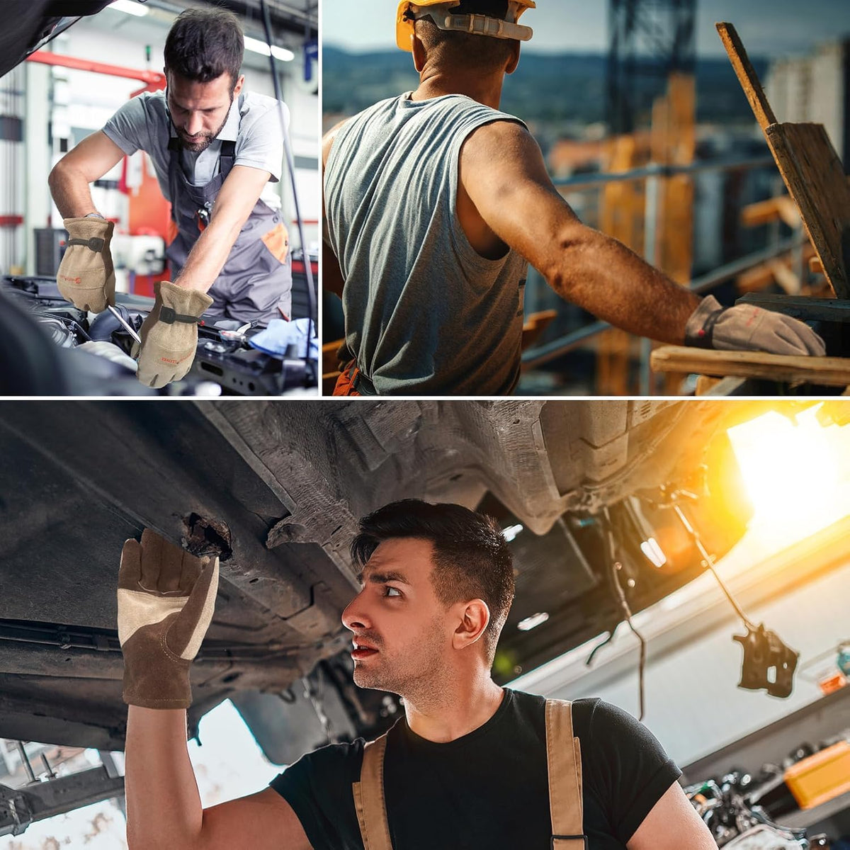 Heavy-duty materials deliver reliable abrasion resistance for tough jobs.