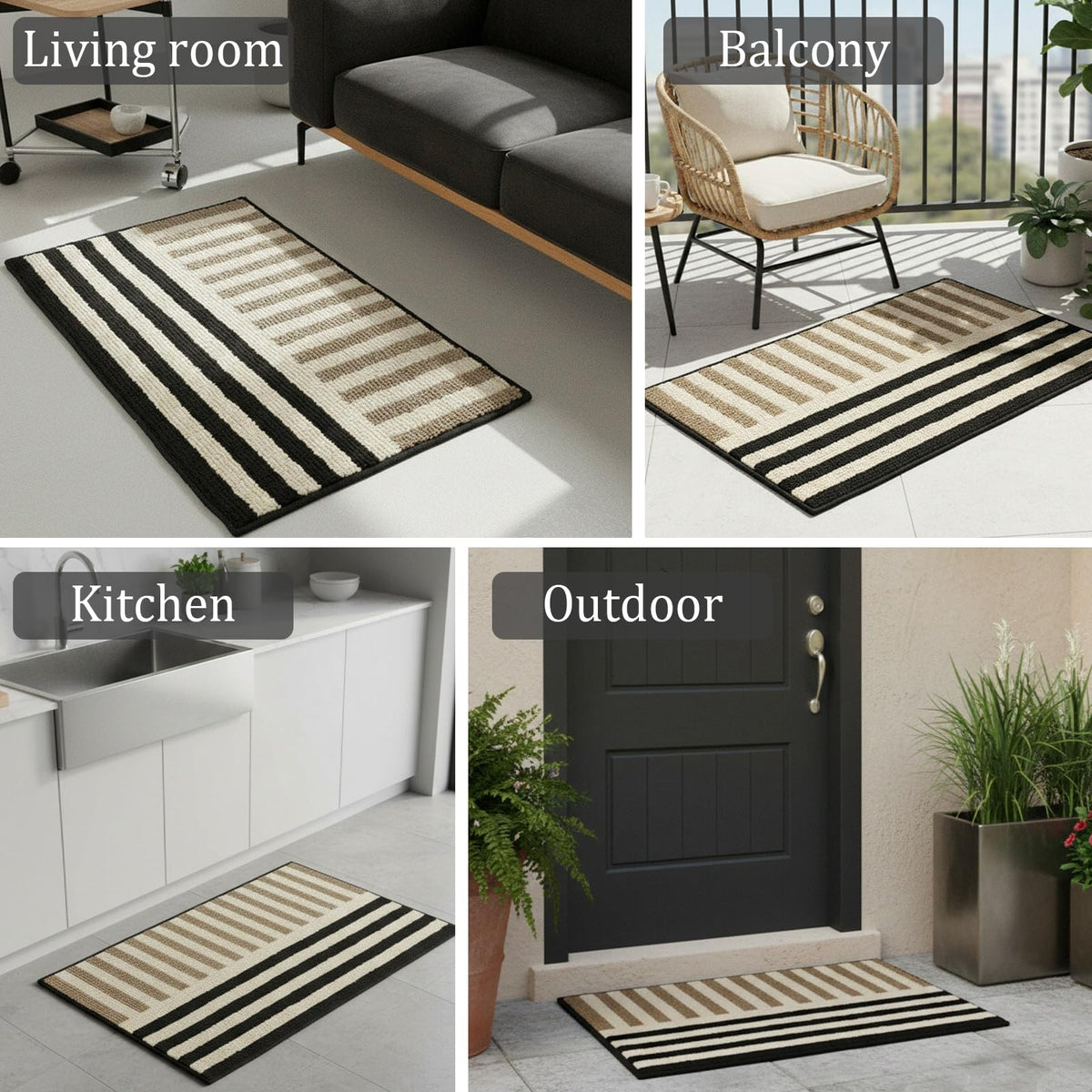 AOUER eco-friendly mat made from recycled materials supports sustainable use.