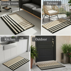 AOUER eco-friendly mat made from recycled materials supports sustainable use.
