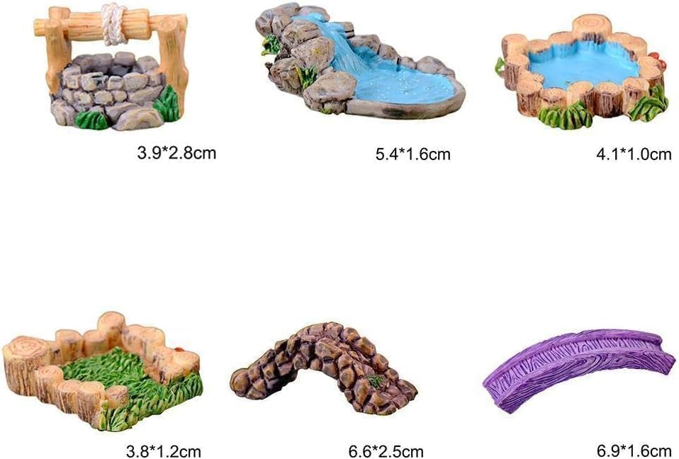 aoukoslt fairy garden decor for indoor and outdoor use elevates miniature landscapes.