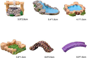 aoukoslt fairy garden decor for indoor and outdoor use elevates miniature landscapes.