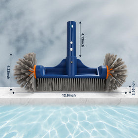 Aourana 12.5-inch brush head highlighting rounded ends for tight spots