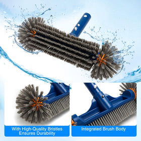 Aourana aluminum handle at a 45-degree angle for easy cleaning