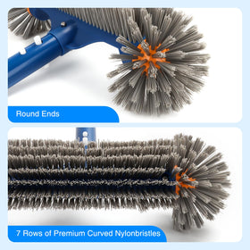 Aourana premium nylon bristles providing effective scrubbing