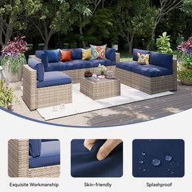 Aoxun back cushion covers 25-6x25-6x4 ensure a snug, secure fit.