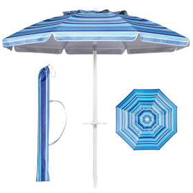 Aoxun beach umbrella tilt pole provides adjustable shade for sunny days