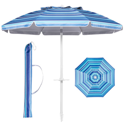 Aoxun beach umbrella tilt pole provides adjustable shade for sunny days