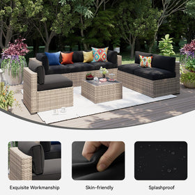 Aoxun cushion covers non-slip bottom dots secure cushions.