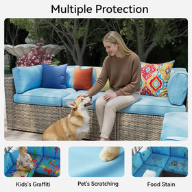 Aoxun back and side covers with adjustable straps stay secure