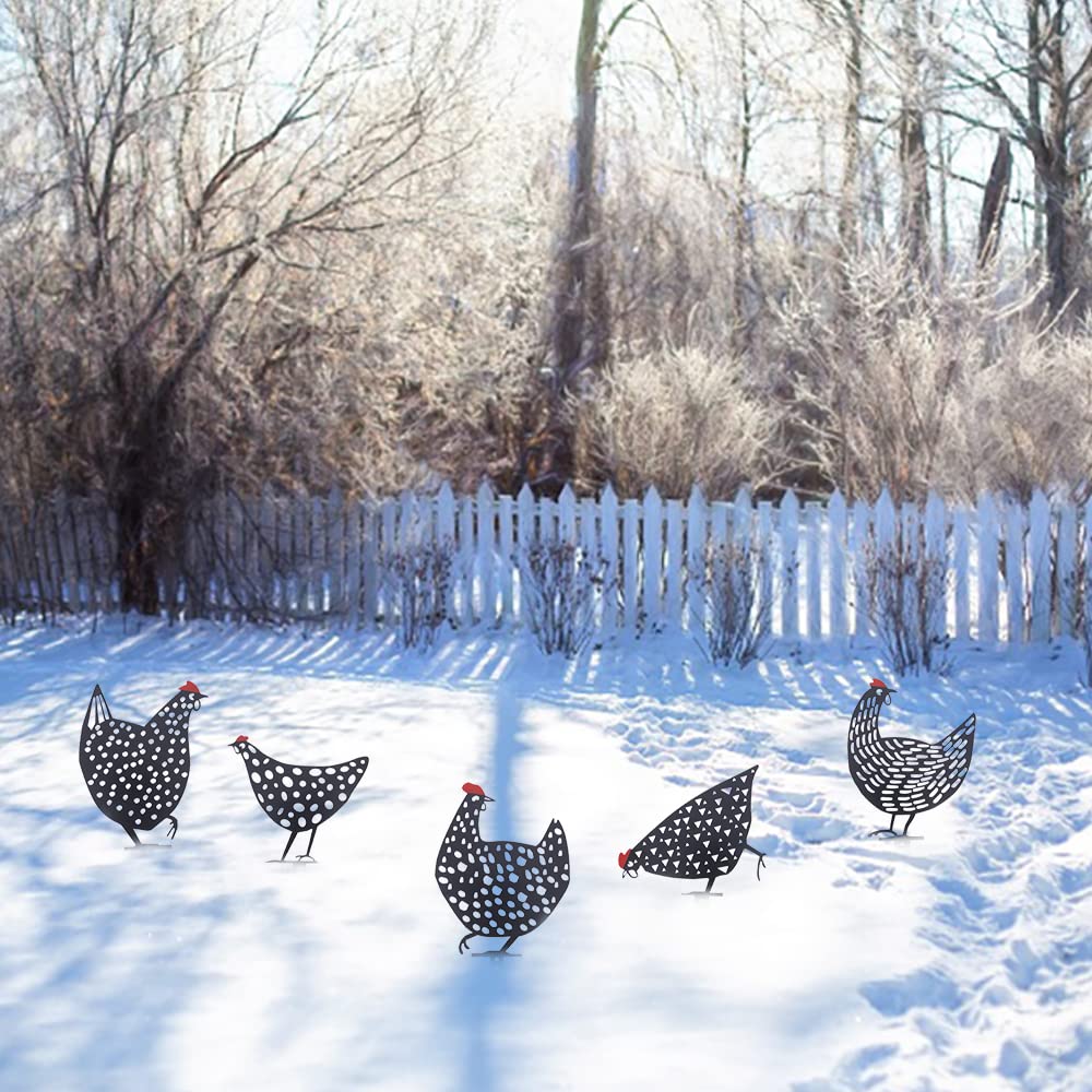 AOZITA yard art silhouettes offer versatile outdoor decor for garden spaces