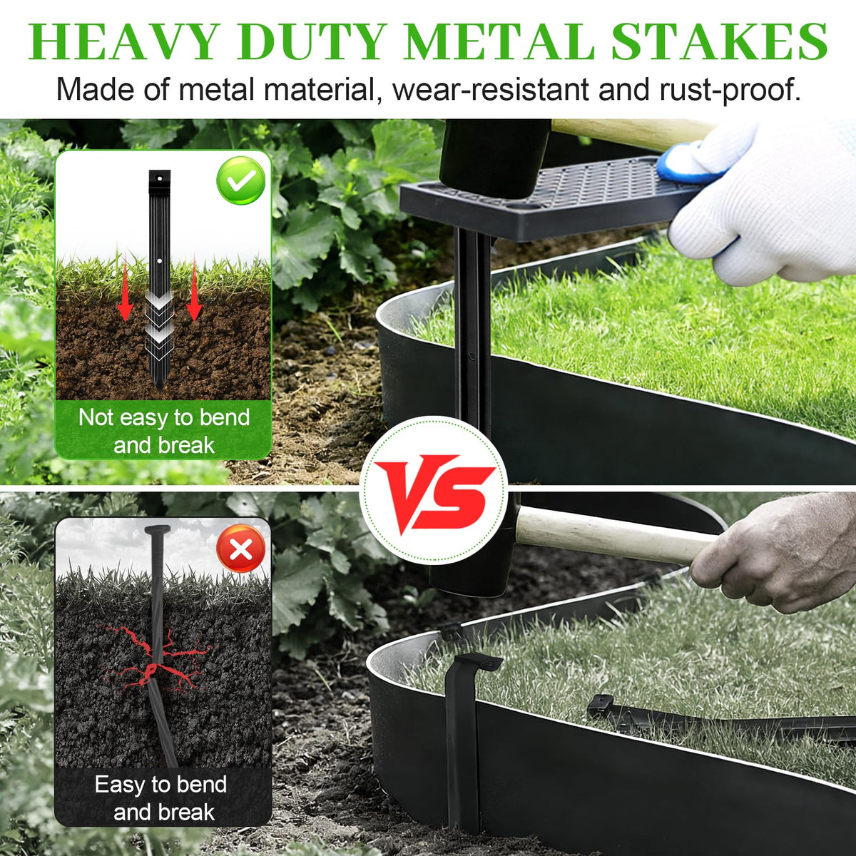 Apaspoil anti-slip top improves safety while hammering