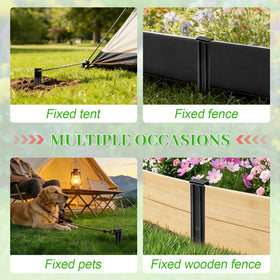 Apaspoil heavy-duty driveway-edge stake for durable garden borders