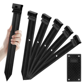 Apaspoil metal landscape edging stake 10in for sturdy lawn borders