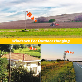 Apuasvcm wind sock is lightweight and easy to relocate.