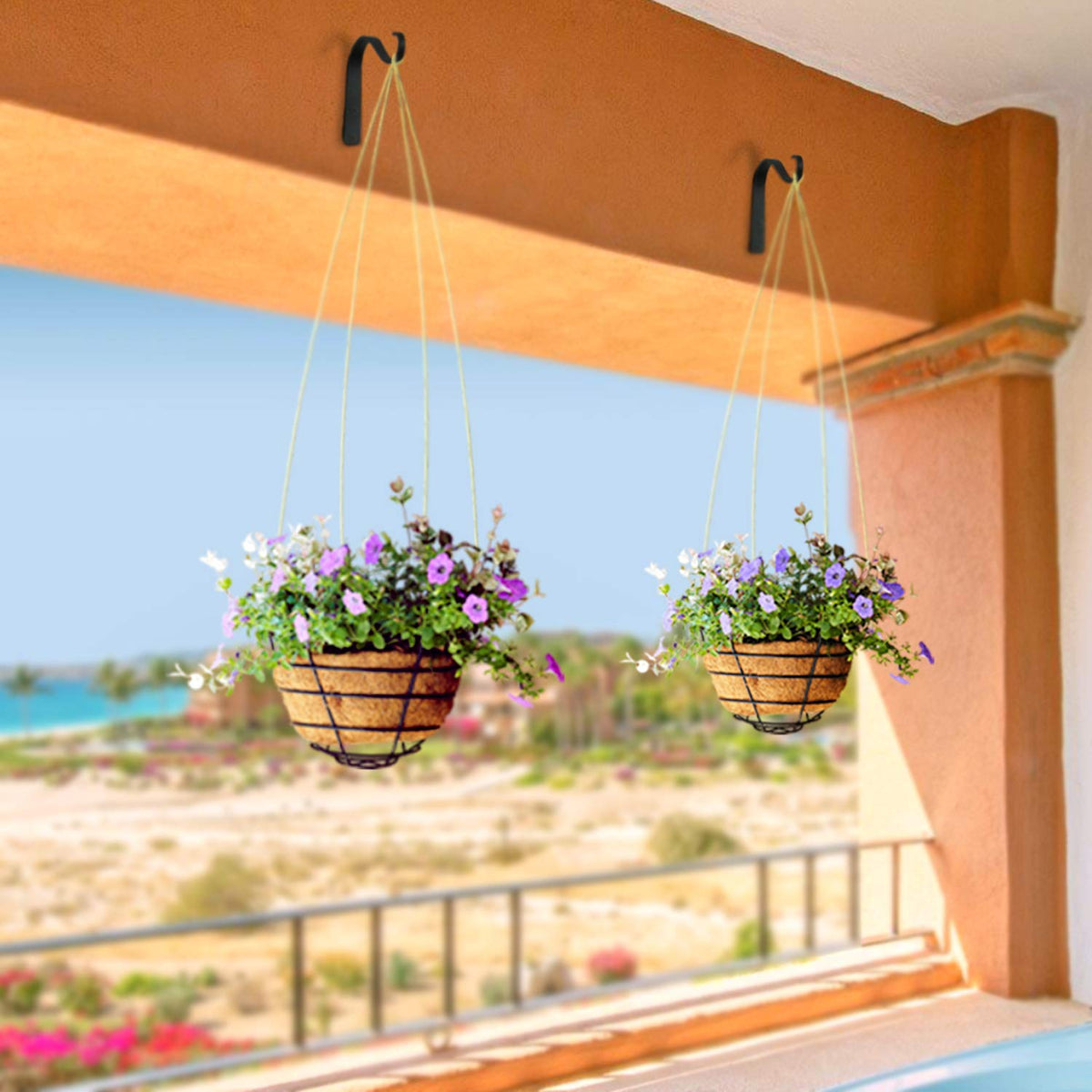 APBFH extension-friendly hook perfect for hanging items from walls.